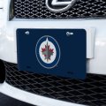 Winnipeg Jets Logo Novelty Metal Vanity Tag License Plate Official Nhl Aluminum Decorative 6 In X 12 Uv And Water Resistant 