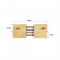 Uxcell Shunt Resistor 600a 75mv For Dc Current Ammeter Analog Panel Meter External Fl-19 Divider
