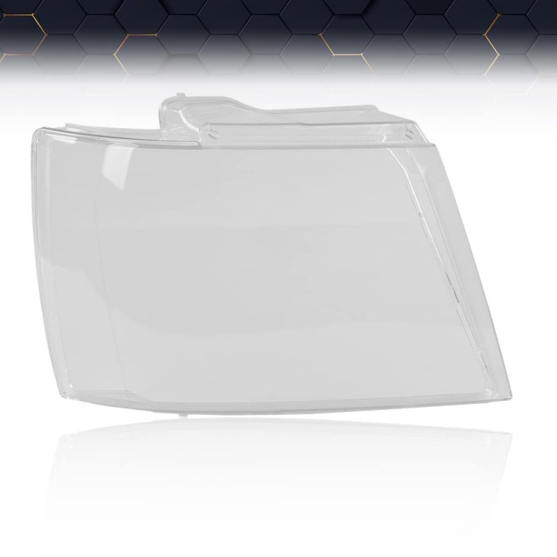 Headlight Cover For Chevy Tahoe Suburban 1500 2007-2014 Fit Avalanche 2500 2007-2013 Left Driver And Right Passenger Side Clear