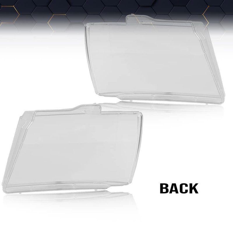 Headlight Cover For Chevy Tahoe Suburban 1500 2007-2014 Fit Avalanche 2500 2007-2013 Left Driver And Right Passenger Side Clear
