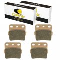 Caltric 2x Front Brake Pads Sintered Compatible With Honda Trx400x 2x4 2009 2010 2011 2012 2013 2014