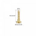 Uxcell Wood Screws M3 5 X 16mm Slotted Round Head Brass Self-tapping Screw 100 Pcs