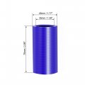 X Autohaux 35mm 1 38 Id Universal Car Straight Silicone Coupler Pipe Replacement 76mm Blue