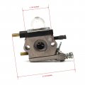 The Rop Shop Carburetor With Gaskets And Bulb For Zama C1u-k54 C1uk54 C1u-k54a C1uk54a