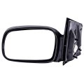Black Driver Side View Mirror Smooth With Power Adjustment Non-folding Non-heated Compatible For 2006-2011 Honda Civic 