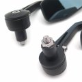 Httmt Mt400-005-bk Black Acrylic Bar End Mirrors Compatible With Suzuk Kawasak Yamah H-d Any 7 8 Inches Or 1 Inch Diameter
