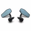 Httmt Mt400-005-bk Black Acrylic Bar End Mirrors Compatible With Suzuk Kawasak Yamah H-d Any 7 8 Inches Or 1 Inch Diameter
