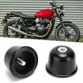 Replacement For Triumph Bonneville Scrambler 1200xc Handlebar End Plugs Motorcycle Cap Cnc Aluminum Alloy Black