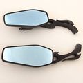 Hk Motorcycle Custom Black Running Mirrors Fire Flame Stem For Honda Cbr 600rr 900rr 929rr954rr 1000rr Kawasaki Ninja Suzuki