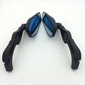 Hk Motorcycle Custom Black Running Mirrors Fire Flame Stem For Honda Cbr 600rr 900rr 929rr954rr 1000rr Kawasaki Ninja Suzuki