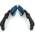 Hk Motorcycle Custom Black Running Mirrors Fire Flame Stem For Honda Cbr 600rr 900rr 929rr954rr 1000rr Kawasaki Ninja Suzuki