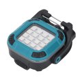 Cob Magnetic Work Light Usb Rechargeable Led Lamp With 8 Color Modes Foldable Design For Outdoor Use And Car Repair Blue