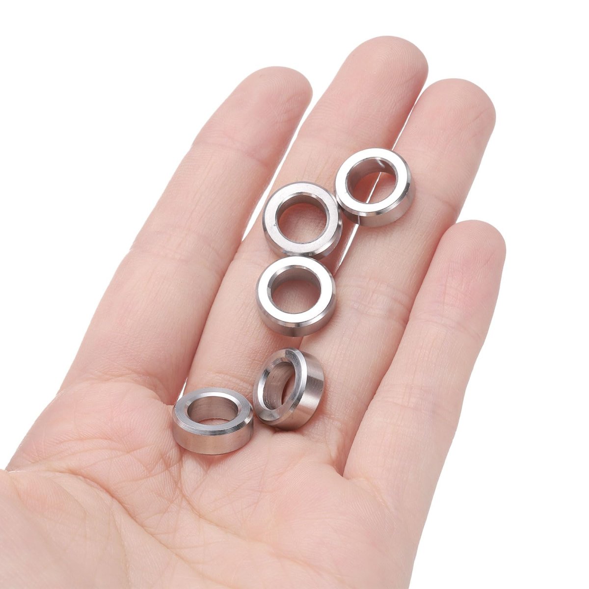 10 Pcs Stainless Steel Spacer 5 16 Bore X 1 2 Od 3 Length Screw Bushing Plain Finish Round Metal For Screws Bolts And Rods