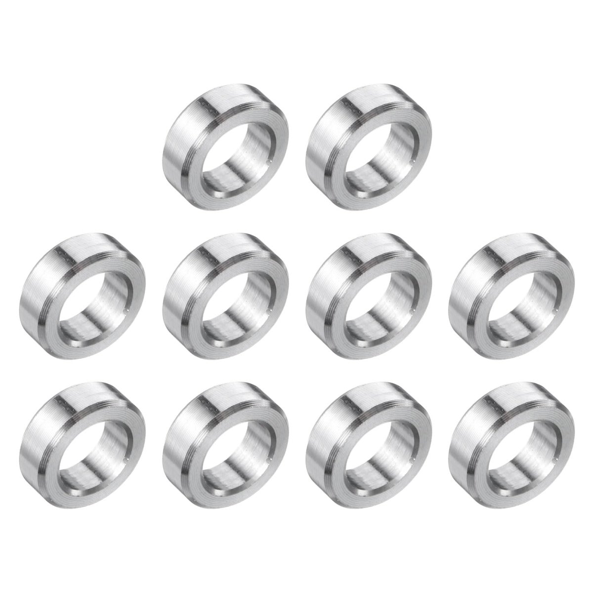 10 Pcs Stainless Steel Spacer 5 16 Bore X 1 2 Od 3 Length Screw Bushing Plain Finish Round Metal For Screws Bolts And Rods