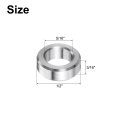 10 Pcs Stainless Steel Spacer 5 16 Bore X 1 2 Od 3 Length Screw Bushing Plain Finish Round Metal For Screws Bolts And Rods