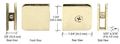 C R Laurence Uc77br Crl Brass Traditional Style Fixed Panel U-clamp 