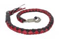 Billys Biker Gear 42 Inch Motorcycle Get Back Whip Red Black 