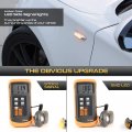 Vipmotoz Black Smoke Led Front Fender Amber Side Marker Light Housing Turn Signal Lamp Assembly Pair For Land Rover L319 L359