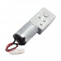 New Lon0167 Dc 12v 3700rpm 10rpm 6mmx14mm D-shape Shaft Electric Power Turbo Worm Geared Motor Dc D-form Welle Wurm