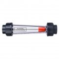 Walfront 1-10m3 H Abs Plastic Tube Type Rotameter Liquid Flowmeter Flat Interface Measuring Instruments And Mass Flow Meters