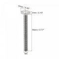Uxcell Square Head Bolt 2pcs M6x55mm Fully Thread 304 Stainless Steel Grade C Machine Screws