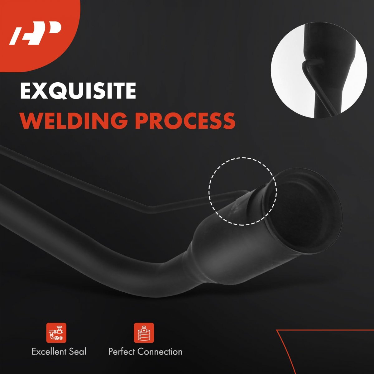 A-premium Fuel Tank Filler Neck Pipe Hose Compatible With Toyota Corolla 2014-2019 1 8l 2 0l Gas Replace 77201-02330 7720102330