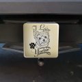 I Love My Yorkie Yorkshire Terrier Tow Trailer Hitch Cover Plug Insert