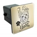 I Love My Yorkie Yorkshire Terrier Tow Trailer Hitch Cover Plug Insert