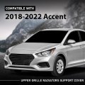 Upper Radiator Support Sight Shield Panel Cover For Hyundai Accent 2018-2022 Black