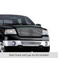 Hd Ridez For Ford F-150 2006-2008 Stainless Steel Chrome Polished 8x6 Horizontal Billet Grille Insert Combo Hdr-grfc2074s