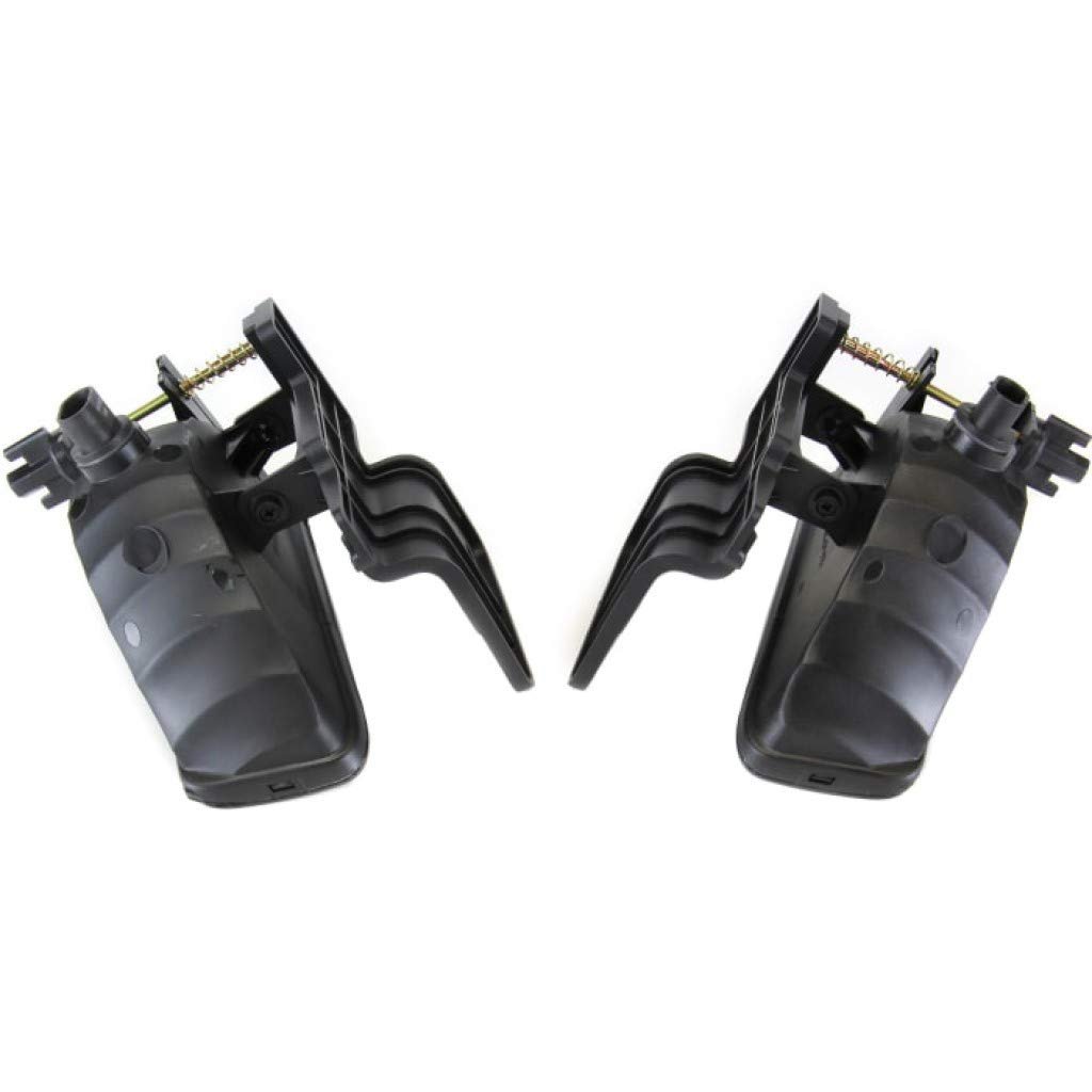 Chevy Silverado 1500 2500 Performance Fog Light Assembly 1999 To 2002 Pair Driver And Passenger Side Smoke Lens Rectangular