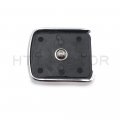 Httmt Mt216-088- Chrome Skull Small Brake Pedal Pad Compatible With Night Train Springer Softail Custom Fxstc