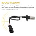 Engine Crankshaft Position Sensor Compatible For Volvo S60 2001 S80 1999001 C70 1999-2001 S70 1999-2000 V70 2 3l 2 4l Replace