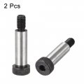 Uxcell Alloy Steel Hexagon Socket Head Shoulder Screws Bolts 1-1 2 Length 1 Dia 3 8-16 Thread 2pcs