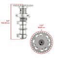 Caltric Camshaft And Valve Kit Compatible With Suzuki Quadsport Z400 Ltz400 2x4 2003-2004 12710-07g00