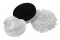 Performance Tool W50089 Gray 3 Detail Hand Polisher With Foam Backer Pad Terry Coth And Synthetic Wool Bonnets 