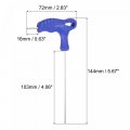 Uxcell 2 5mm Hex Key T-handle Dual End Wrench Spanner Metric Cr-v Steel Pcs