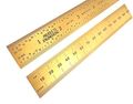 Pec Tools Rigid 12 300 Mm English Metric Titanium Nitride Tin Coated Extreme Scratch Resistant Ultra High Contrast Machinist 