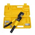 10 Ton Hydraulic Hand Crimper Tool Set For Stainless Steel Cable Railing Fittings Crimps 1 8 To 3 16 Crimping A With 9 Pairs Of 