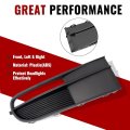 Fog Light Bezel Left And Right Side For 2012 2019 Volkswagen Beetle Black Textured Abs Plastic Bumper Driving Lamp Cover