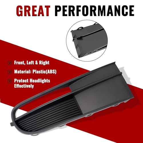Fog Light Bezel Left And Right Side For 2012 2019 Volkswagen Beetle Black Textured Abs Plastic Bumper Driving Lamp Cover