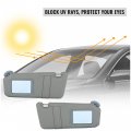 Kuafu Pair Sun Visor Set Compatible With 2007 2008 2009 2010 2011 Toyota Camry Without Sunroof Gray Replacement For