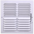 12 X 2-way-horizontal Fixed Curved Blade Air Supply Diffuser Vent Duct Cover Grille Register Sidewall Or Ceiling High Airflow 