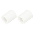 3 4 Pvc Pipe Coupling Adapter 2 Pcs Fittings Slip Socket Connectors For Diy Shelf Garden Support Structure Storage White 