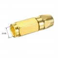 Uxcell G1 8 Standard Grease Coupler Working Pressure 4500 Psi Zinc Plated Gold Tone 2pcs