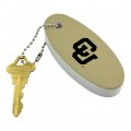 Graphics More University Of Colorado Boulder Floating Keychain Oval Foam Fishing Boat Buoy Key Float
