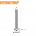 Uxcell 1 4-20x4 Pan Head Machine Screws 304 Stainless Steel 18-8 Screw Phillips Drive Fully Threaded Bright Finish Pack Of 10