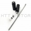 Httmt- Black No Cut Frame Slider Crash Protector Compatible With Suzuk Sv650 S Sv1000 Dl650 Dl1000 Carb
