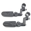 Hk Moto- Offset 1 4 Flame Foot Pegs Clamps For Suzuki Vs1400 Vz1500 Intruder M800 C800
