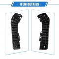 Vekauto 1 Pair Bumper Brackets Support Fender Cover Compatible For Toyota Camry 2007 2008 2009 Durable Plastic Black Front Left